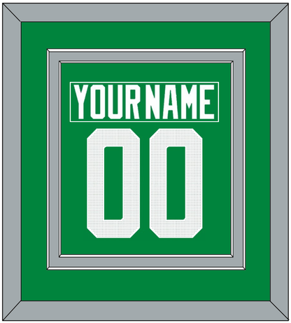 Dallas Nameplate & Number (Back) Combined - Home Green - Signature Tier 4