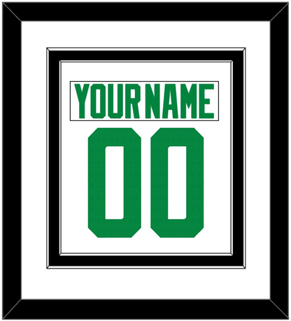 Dallas Nameplate & Number (Back) Combined - Road White - Signature Tier 2