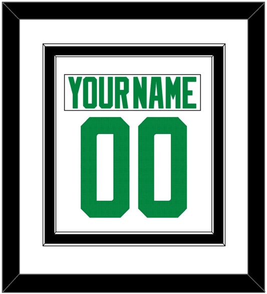 Dallas Nameplate & Number (Back) Combined - Road White - Signature Tier 2