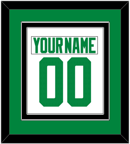 Dallas Nameplate & Number (Back) Combined - Road White - Signature Tier 3