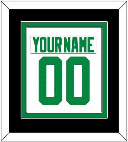 Dallas Nameplate & Number (Back) Combined - Road White - Signature Tier 5