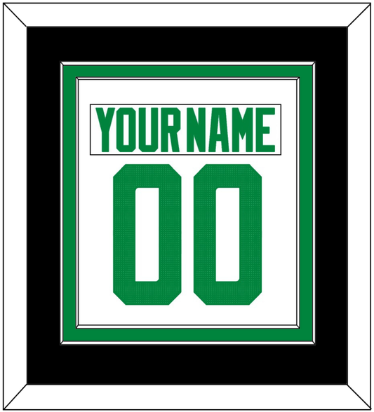 Dallas Nameplate & Number (Back) Combined - Road White - Signature Tier 5