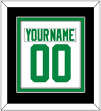 Dallas Nameplate & Number (Back) Combined - Road White - Signature Tier 5