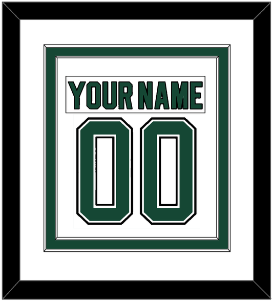 Dallas Nameplate & Number (Back) Combined - Home White (1994-1999) - Signature Tier 1