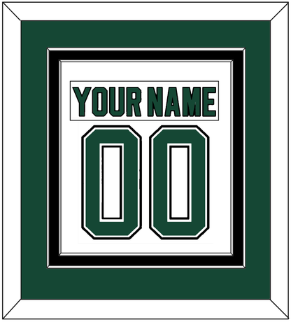 Dallas Nameplate & Number (Back) Combined - Home White (1994-1999) - Signature Tier 2
