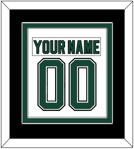 Dallas Nameplate & Number (Back) Combined - Home White (1994-1999) - Signature Tier 3