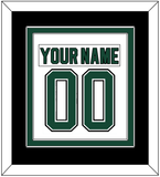 Dallas Nameplate & Number (Back) Combined - Home White (1994-1999) - Double Mat 3