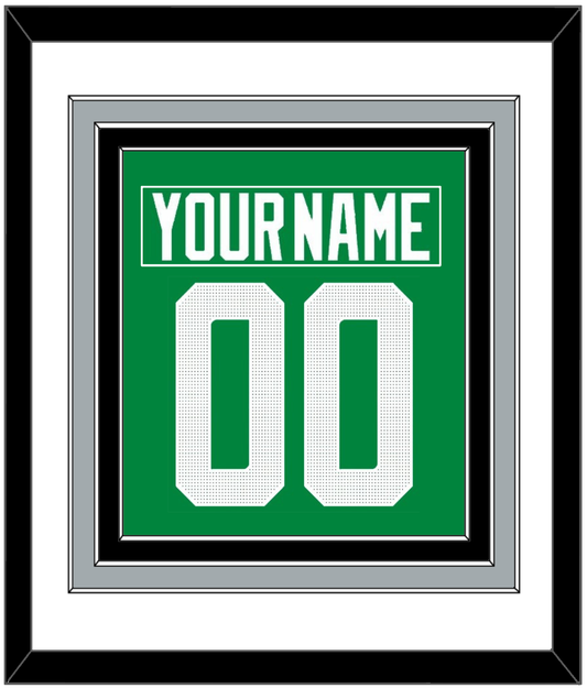 Dallas Nameplate & Number (Back) Combined - Home Green - Premier Tier 1