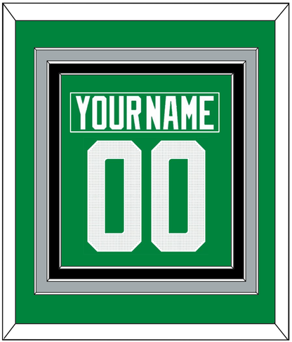 Dallas Nameplate & Number (Back) Combined - Home Green - Premier Tier 3