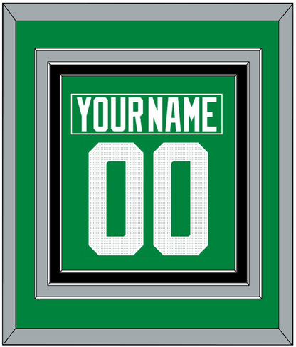 Dallas Nameplate & Number (Back) Combined - Home Green - Premier Tier 3