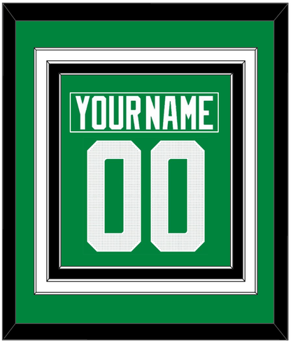 Dallas Nameplate & Number (Back) Combined - Home Green - Premier Tier 4