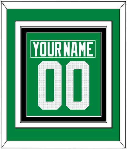 Dallas Nameplate & Number (Back) Combined - Home Green - Premier Tier 4