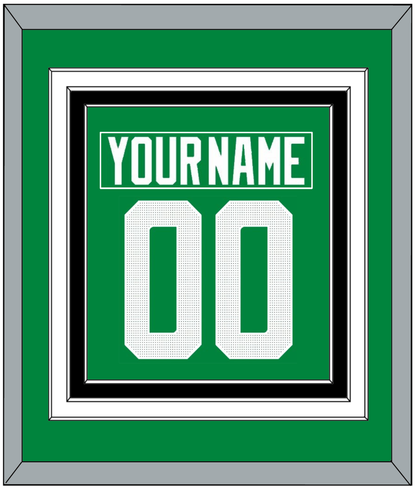 Dallas Nameplate & Number (Back) Combined - Home Green - Premier Tier 4