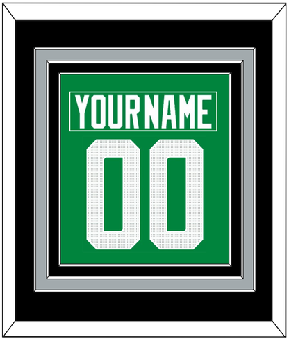 Dallas Nameplate & Number (Back) Combined - Home Green - Premier Tier 5