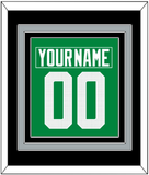 Dallas Nameplate & Number (Back) Combined - Home Green - Triple Mat 5