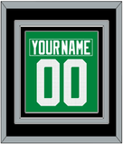 Dallas Nameplate & Number (Back) Combined - Home Green - Triple Mat 5
