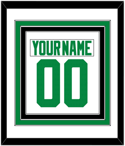 Dallas Nameplate & Number (Back) Combined - Road White - Premier Tier 1