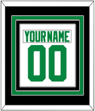 Dallas Nameplate & Number (Back) Combined - Road White - Premier Tier 3