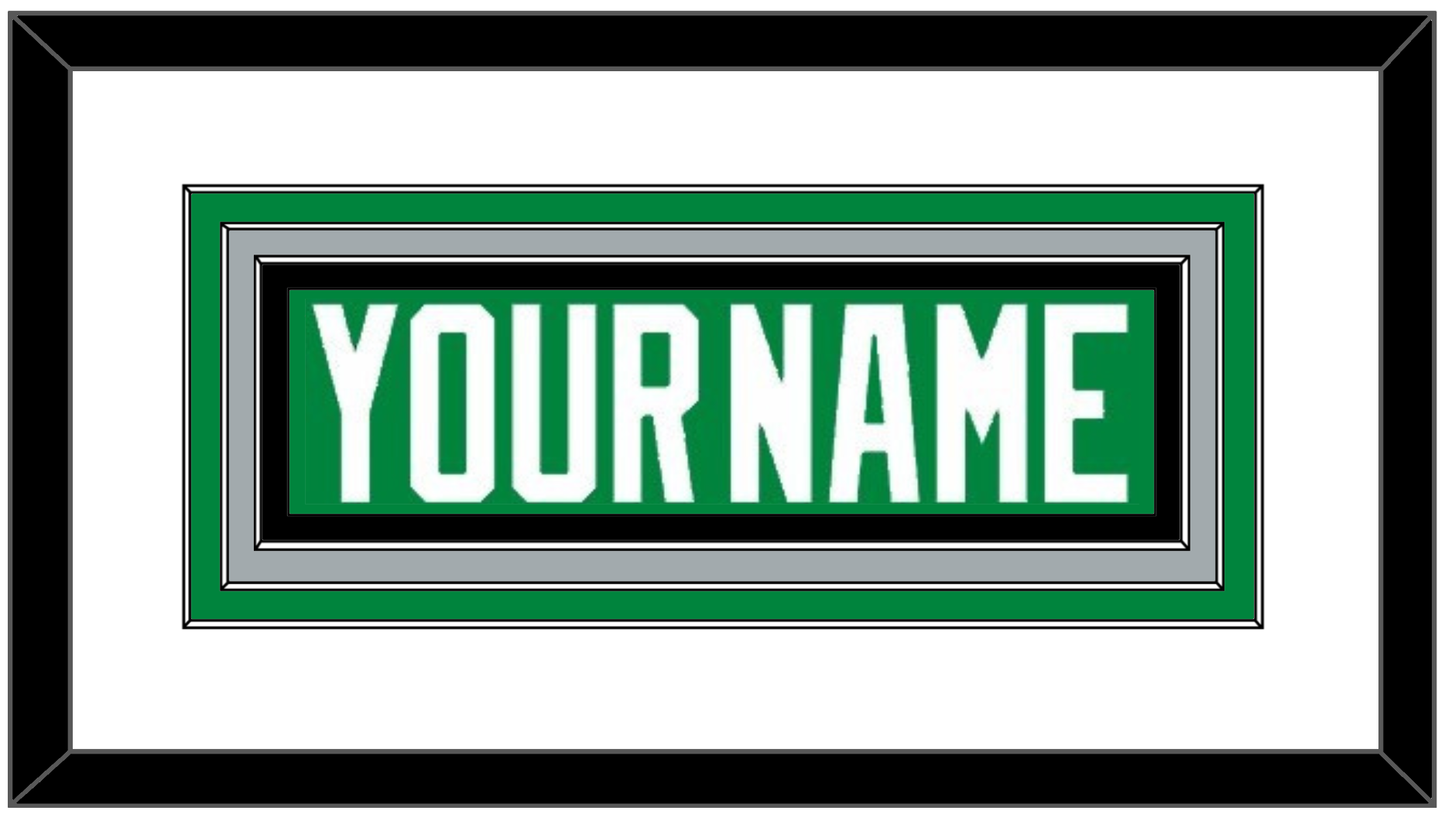 Dallas Nameplate - Home Green - Premier Tier 1