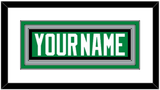 Dallas Nameplate - Home Green - Triple Mat 1