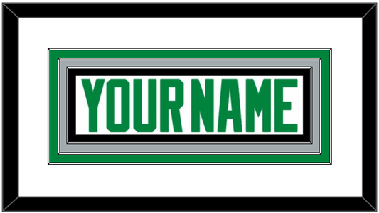 Dallas Nameplate - Road White - Premier Tier 1