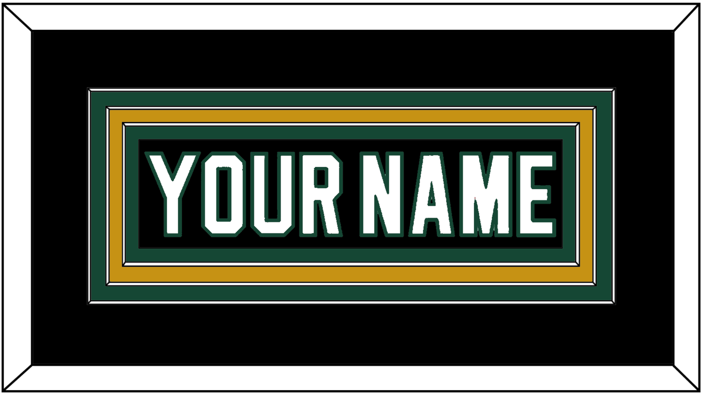 Dallas Nameplate - Road Black (1994-1999) - Premier Tier 3