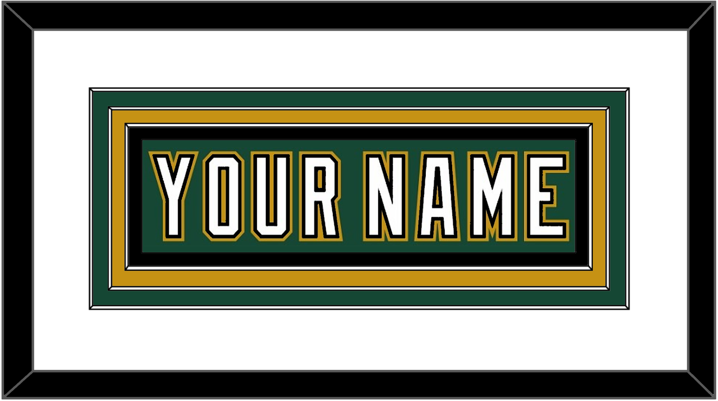 Dallas Nameplate - Alternate Green (1997-1999) - Premier Tier 1