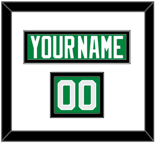Dallas Nameplate & Number (Shoulder) - Home Green - Signature Tier 1