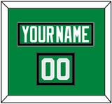 Dallas Nameplate & Number (Shoulder) - Home Green - Double Mat 2