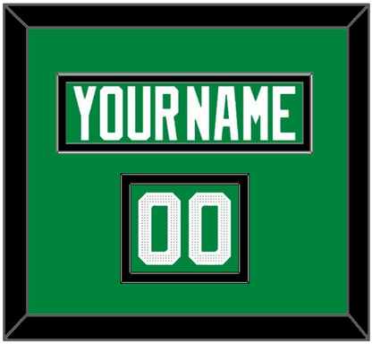 Dallas Nameplate & Number (Shoulder) - Home Green - Signature Tier 2