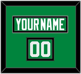 Dallas Nameplate & Number (Shoulder) - Home Green - Double Mat 2