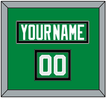 Dallas Nameplate & Number (Shoulder) - Home Green - Signature Tier 2