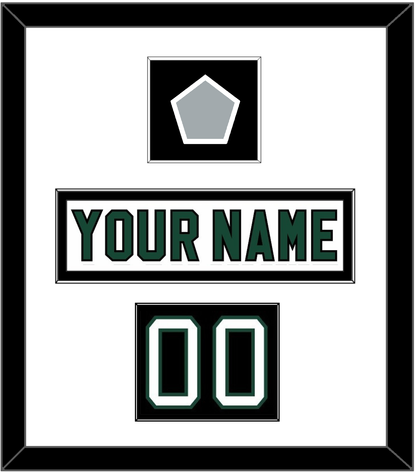 Dallas Nameplate, Number (Shoulder) & Stanley Cup Finals Patch - Home White (1994-1999) - Essential Tier 1