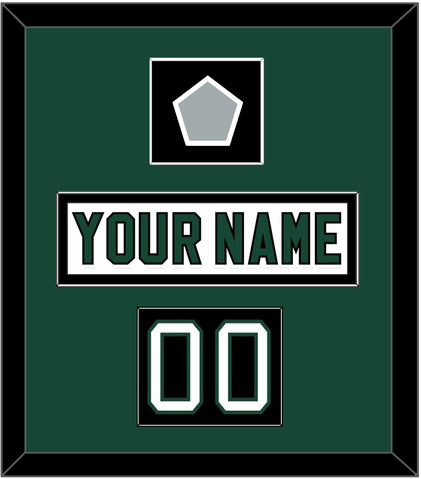 Dallas Nameplate, Number (Shoulder) & Stanley Cup Finals Patch - Home White (1994-1999) - Essential Tier 2