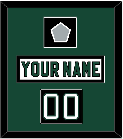 Dallas Nameplate, Number (Shoulder) & Stanley Cup Finals Patch - Home White (1994-1999) - Essential Tier 2