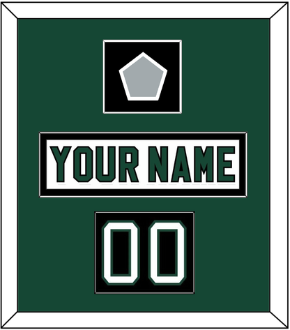 Dallas Nameplate, Number (Shoulder) & Stanley Cup Finals Patch - Home White (1994-1999) - Essential Tier 2