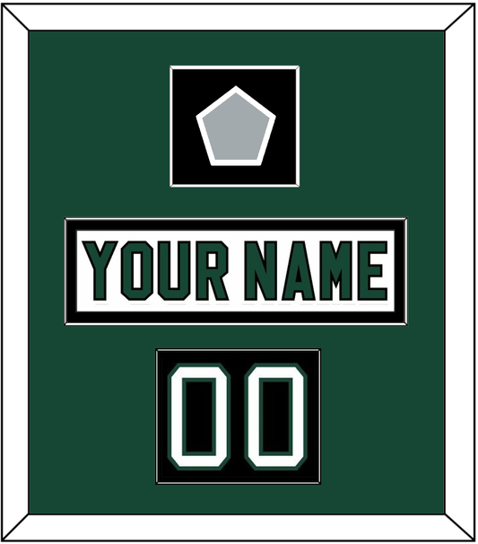 Dallas Nameplate, Number (Shoulder) & Stanley Cup Finals Patch - Home White (1994-1999) - Essential Tier 2
