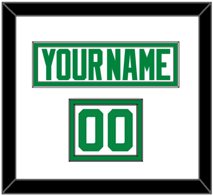 Dallas Nameplate & Number (Shoulder) - Road White - Signature Tier 1