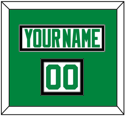 Dallas Nameplate & Number (Shoulder) - Road White - Signature Tier 2