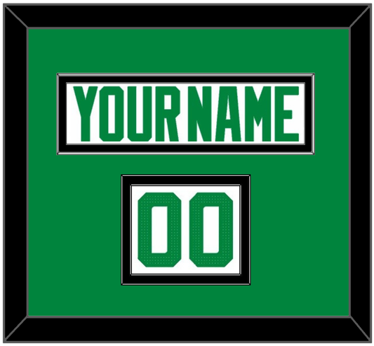 Dallas Nameplate & Number (Shoulder) - Road White - Signature Tier 2