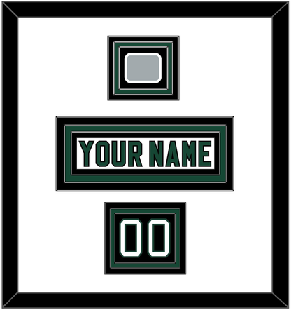 Dallas Nameplate, Number (Shoulder) & Stanley Cup Champions Patch - Home White (1994-1999) - Premier Tier 1