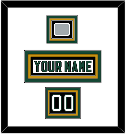 Dallas Nameplate, Number (Shoulder) & Stanley Cup Finals Patch - Home White (1994-1999) - Premier Tier 2