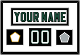 Dallas Nameplate & Number (Shoulder) With Stanley Cup Finals & Team Logo Patches - Home White (1994-1999) - Single Mat 1