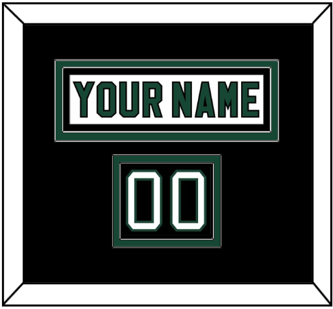 Dallas Nameplate & Number (Shoulder) - Home White (1994-1999) - Signature Tier 3