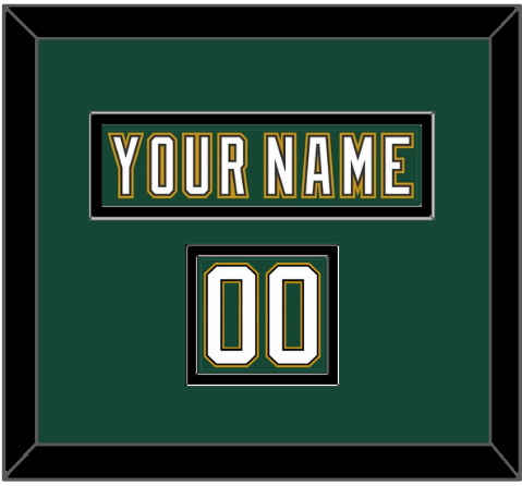 Dallas Nameplate & Number (Shoulder) - Alternate Green (1997-1999) - Signature Tier 3