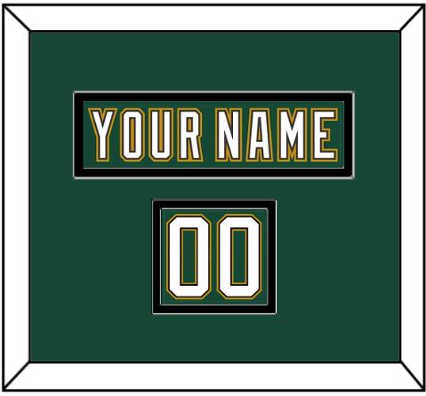Dallas Nameplate & Number (Shoulder) - Alternate Green (1997-1999) - Signature Tier 3