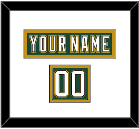 Dallas Nameplate & Number (Shoulder) - Alternate Green (1997-1999) - Signature Tier 2