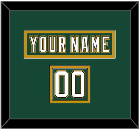 Dallas Nameplate & Number (Shoulder) - Alternate Green (1997-1999) - Signature Tier 4