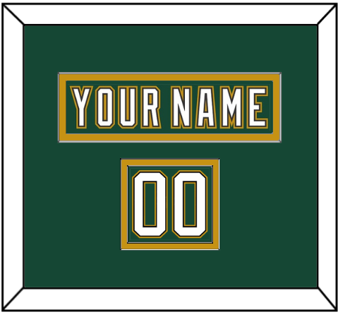 Dallas Nameplate & Number (Shoulder) - Alternate Green (1997-1999) - Signature Tier 4