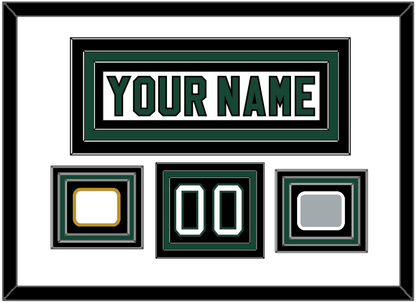 Dallas Nameplate & Number (Shoulder) With Stanley Cup Champions & Team Logo Patches - Home White (1994-1999) - Premier Tier 1